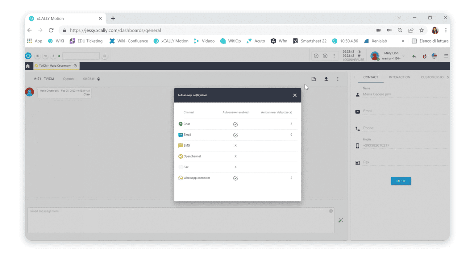 XCALLY Omnichannel Call Center Software